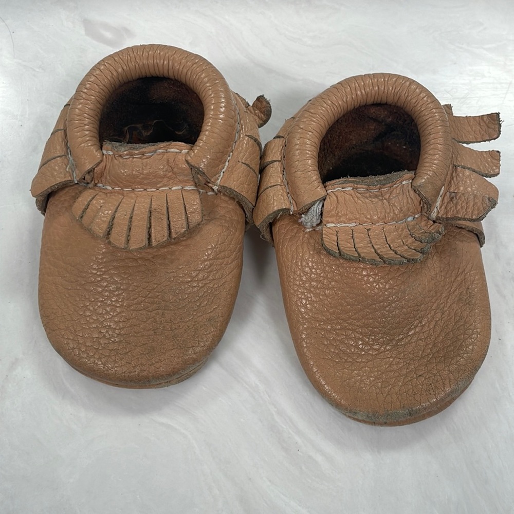 Freshly Picked Butterscotch Moccasins Size 2